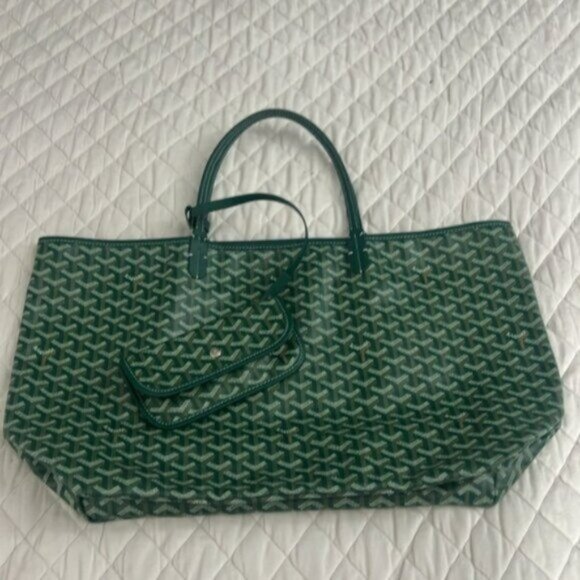 Reposh Goyard Saint Louis PM Tote with Matching Pouch Large
